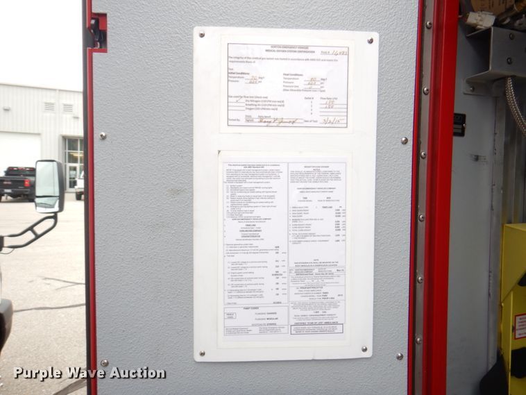 image for item DM6059 2015 Ford F450 Super Duty  ambulance