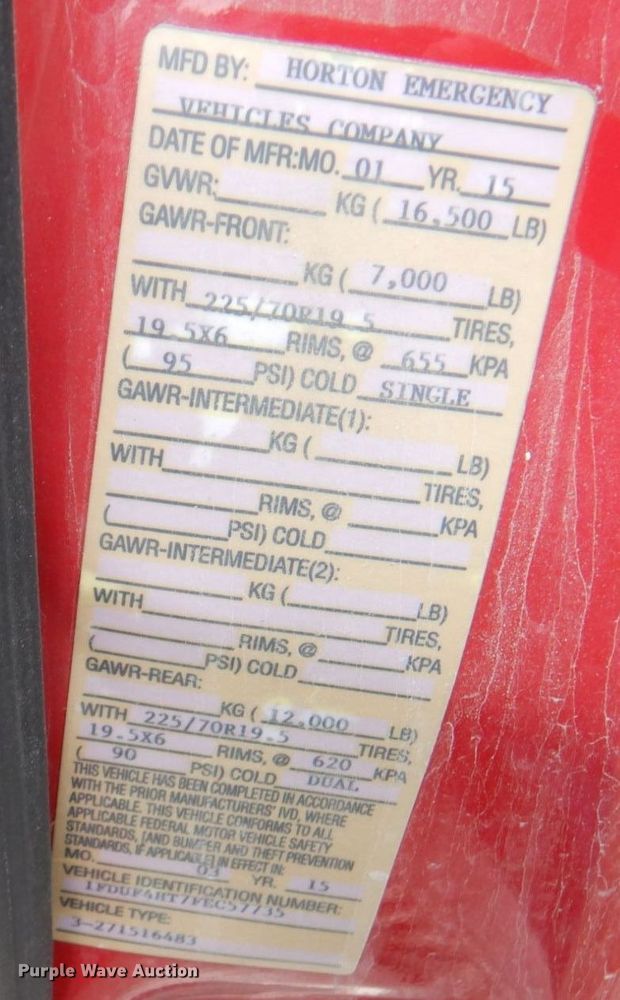 image for item DM6059 2015 Ford F450 Super Duty  ambulance