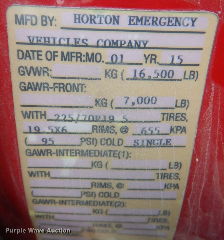 image for item DM6059 2015 Ford F450 Super Duty  ambulance