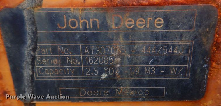 image for item DM7309 2006 John Deere 444J  high lift wheel loader