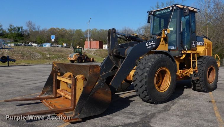 image for item DM7310 2007 John Deere 544J  wheel loader