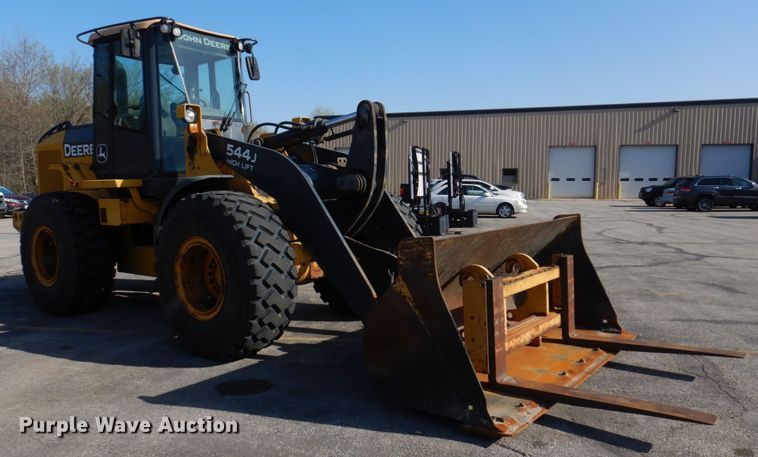 image for item DM7310 2007 John Deere 544J  wheel loader