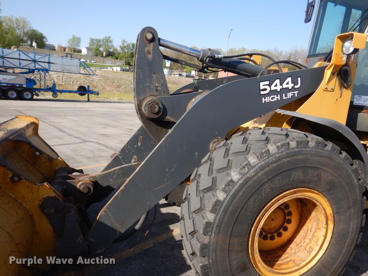 image for item DM7310 2007 John Deere 544J  wheel loader