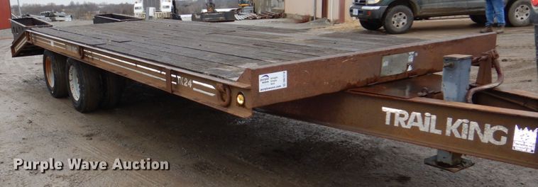 image for item DN7278 1992 Trail King TK24  equipment trailer