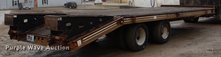 image for item DN7278 1992 Trail King TK24  equipment trailer
