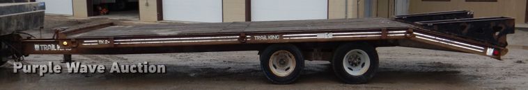 image for item DN7278 1992 Trail King TK24  equipment trailer
