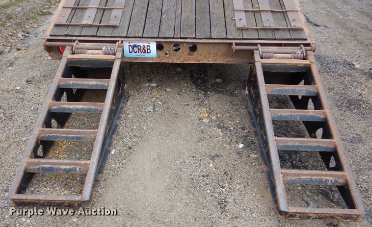 image for item DN7278 1992 Trail King TK24  equipment trailer