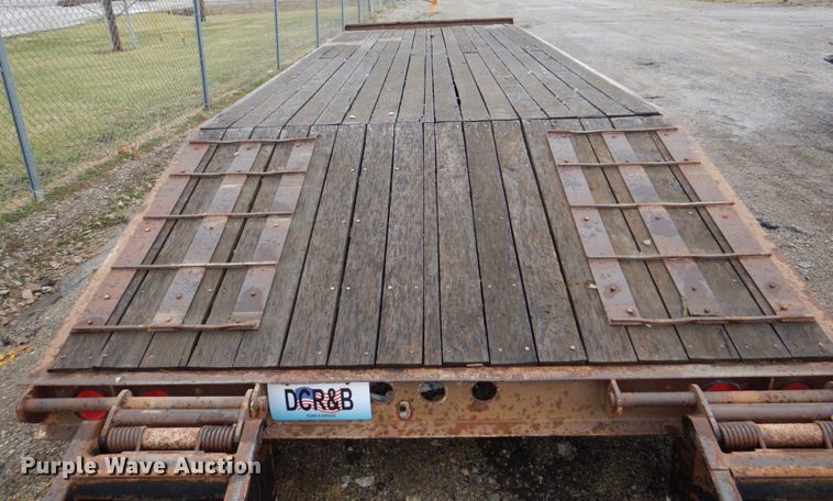 image for item DN7278 1992 Trail King TK24  equipment trailer