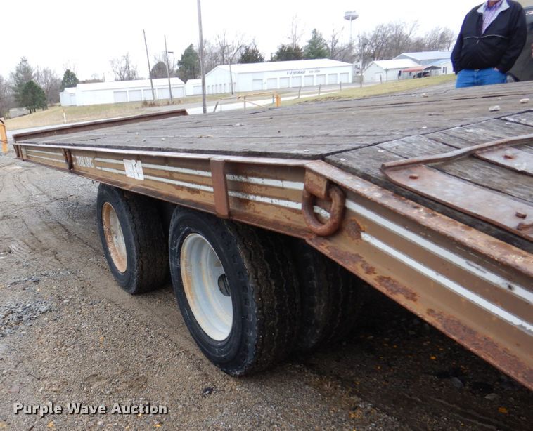 image for item DN7278 1992 Trail King TK24  equipment trailer