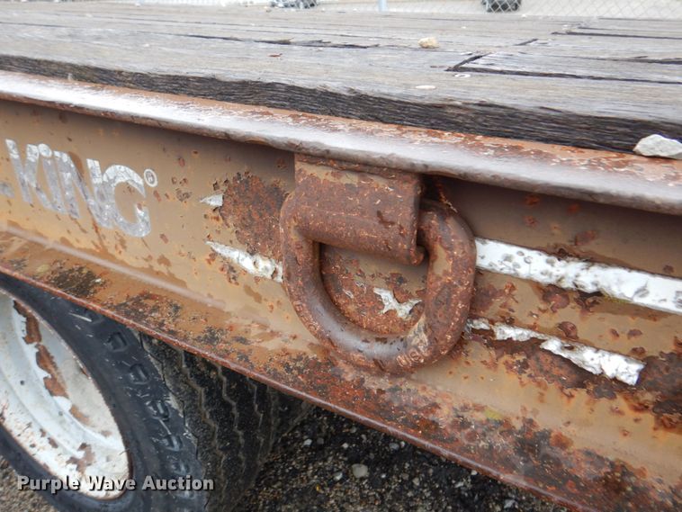 image for item DN7278 1992 Trail King TK24  equipment trailer