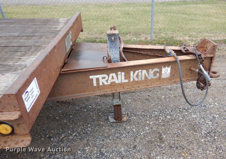 image for item DN7278 1992 Trail King TK24  equipment trailer