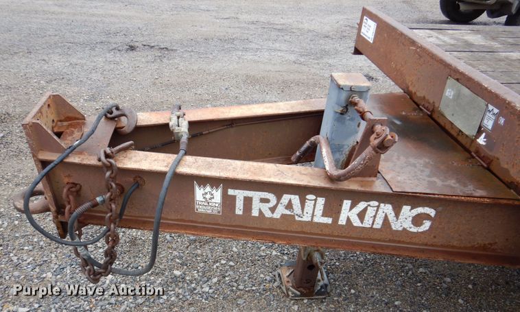 image for item DN7278 1992 Trail King TK24  equipment trailer