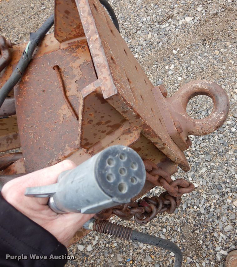 image for item DN7278 1992 Trail King TK24  equipment trailer