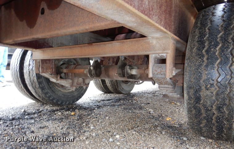 image for item DN7278 1992 Trail King TK24  equipment trailer