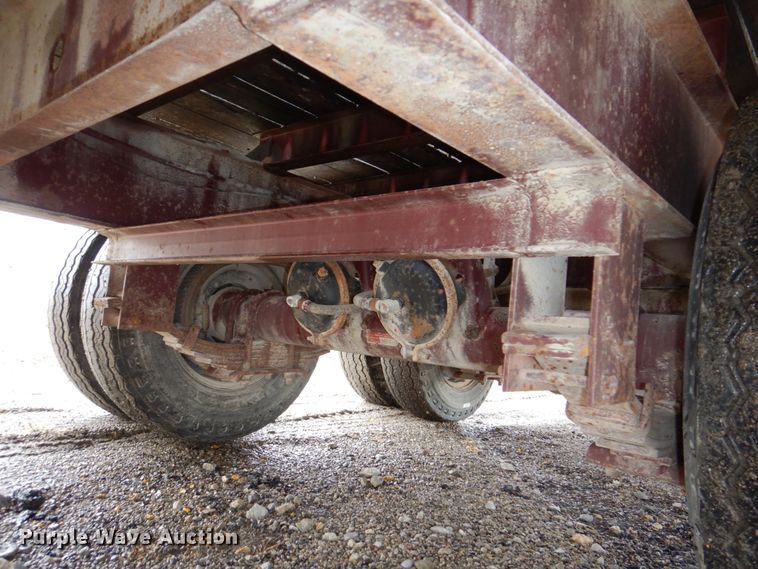 image for item DN7278 1992 Trail King TK24  equipment trailer