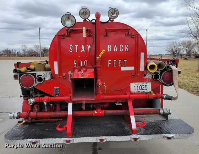 image for item DN7306 1963 Dodge D500  pumper fire truck