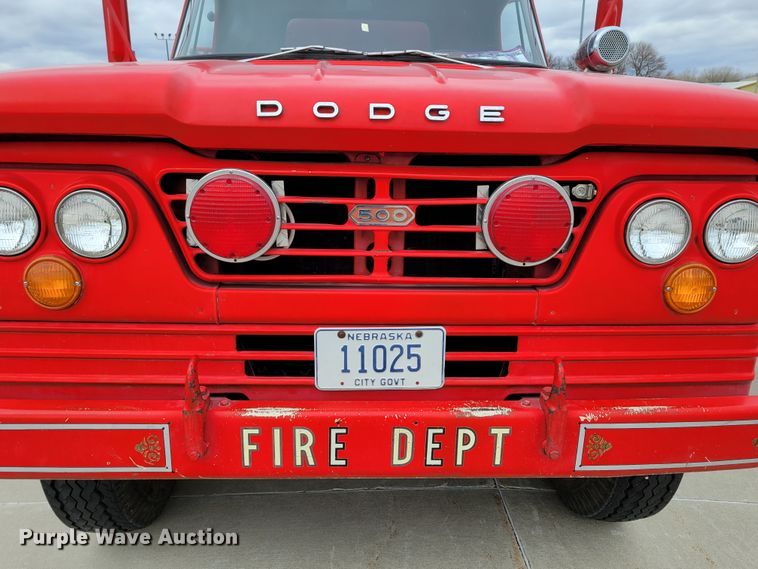 image for item DN7306 1963 Dodge D500  pumper fire truck
