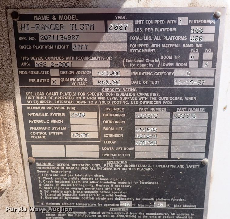 image for item DP4632 2008 Ford F550 Super Duty  bucket truck