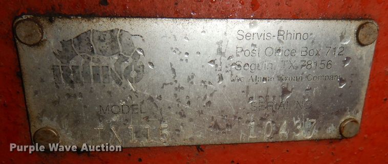 image for item DT9876 Rhino TX115  batwing rotary mower