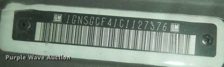 image for item DT9883 2012 Chevrolet Express 1500  van