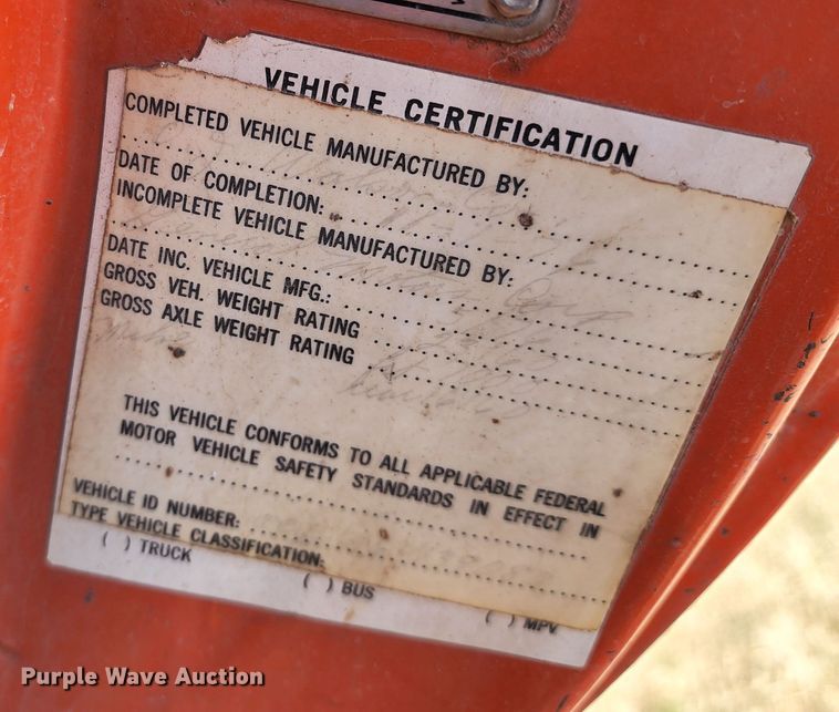 image for item GL9017 1976 Chevrolet C60  dump truck