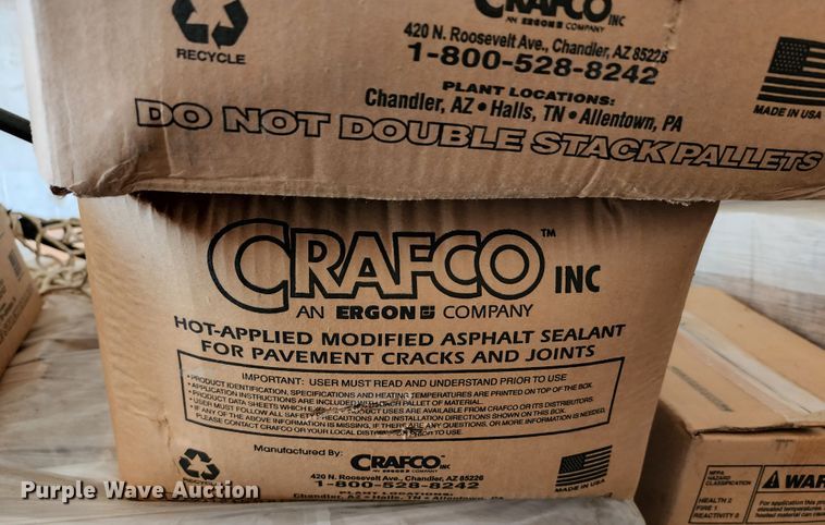 image for item IF9486 (4) pallets of Crafco crack sealant