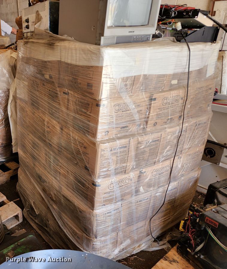 image for item IF9486 (4) pallets of Crafco crack sealant