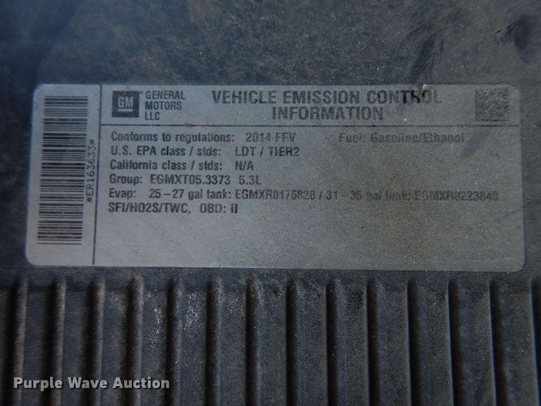 image for item IM9727 2014 Chevrolet Tahoe Police  SUV