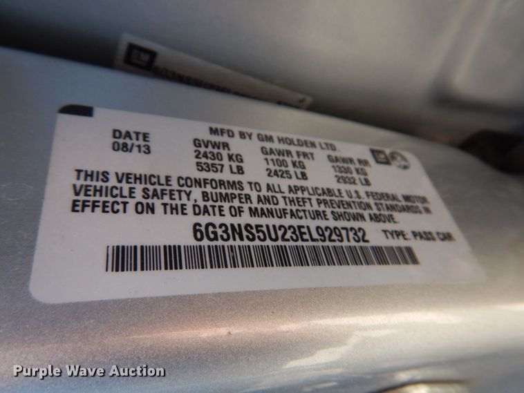 image for item IM9728 2014 Chevrolet Caprice Police