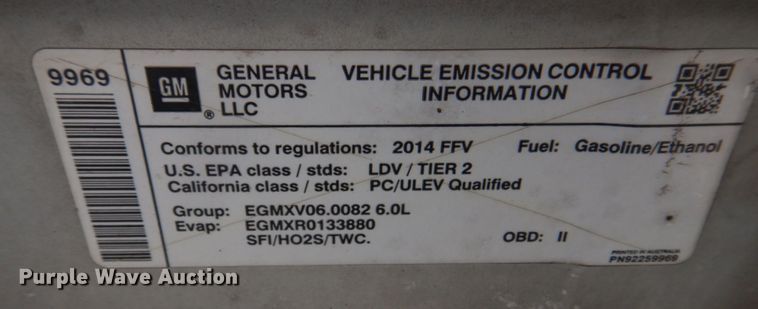 image for item IM9729 2014 Chevrolet Caprice Police