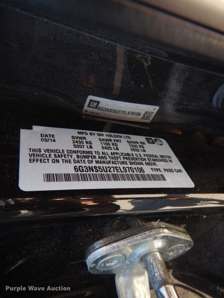 image for item IM9731 2014 Chevrolet Caprice Police