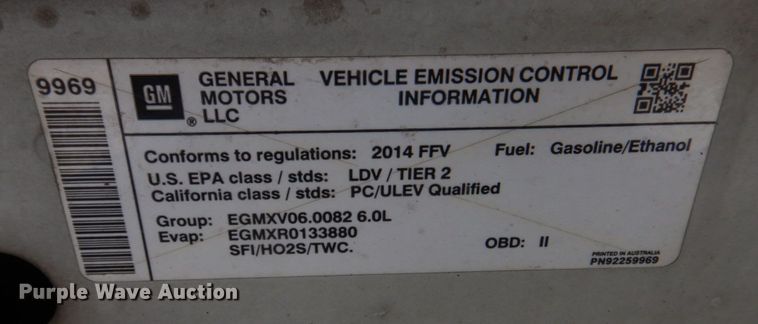 image for item IM9732 2014 Chevrolet Caprice Police