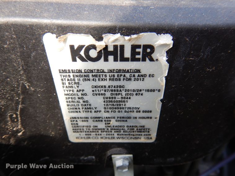 image for item IM9959 2013 Club Cadet Z Force S  ZTR lawn mower