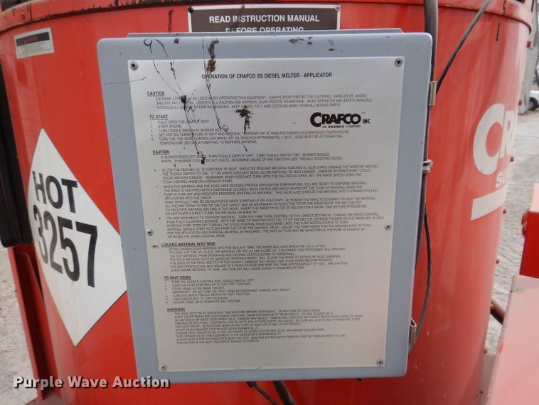 image for item JK9482 2000 Crafco SS125  melter applicator