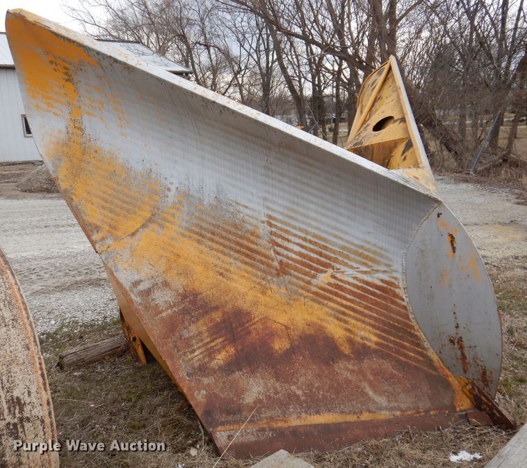 image for item JK9484 12' W motor grader snow plow