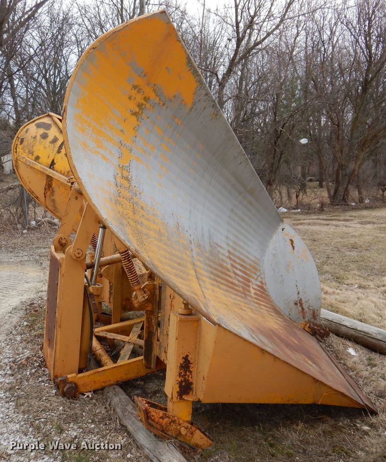 image for item JK9484 12' W motor grader snow plow