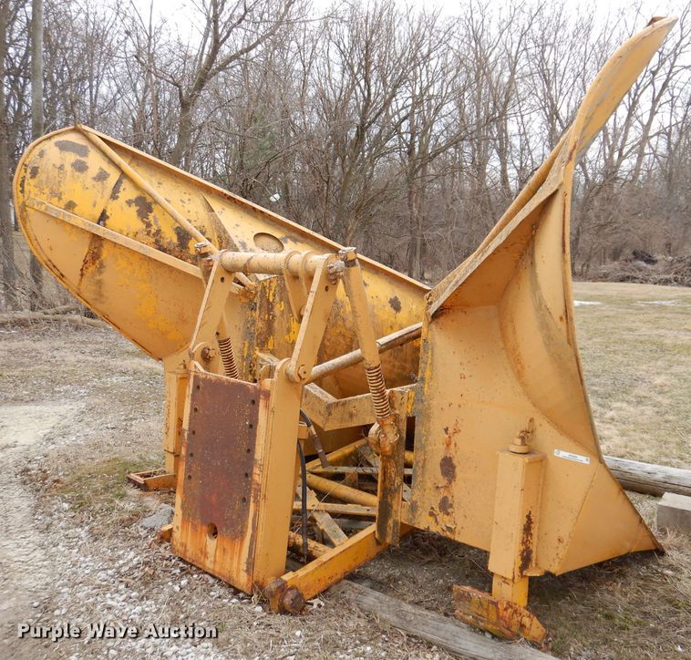 image for item JK9484 12' W motor grader snow plow