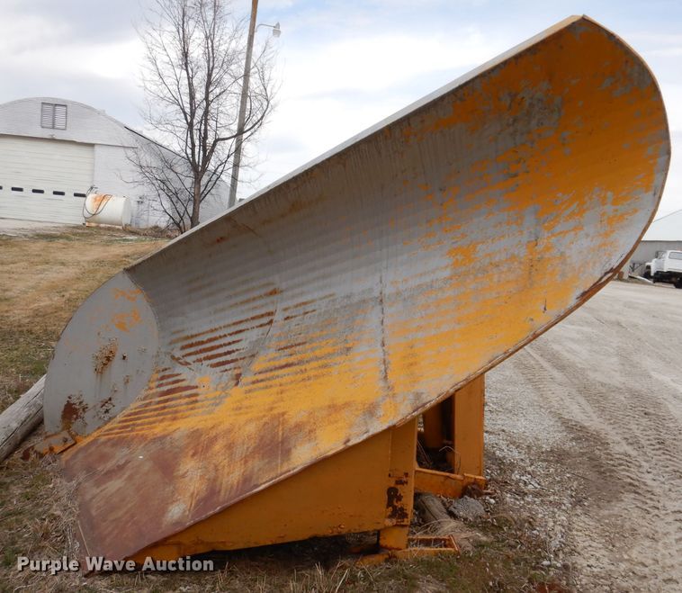 image for item JK9484 12' W motor grader snow plow