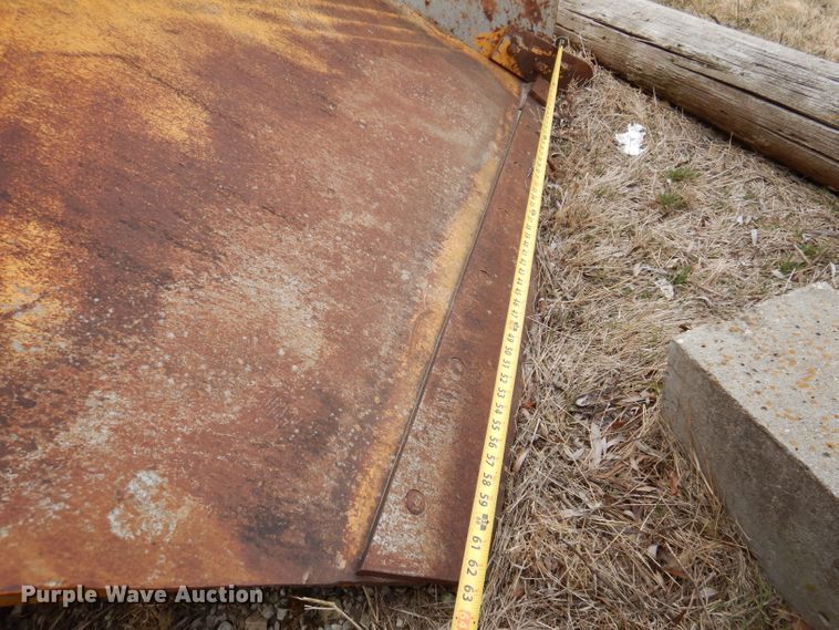 image for item JK9484 12' W motor grader snow plow