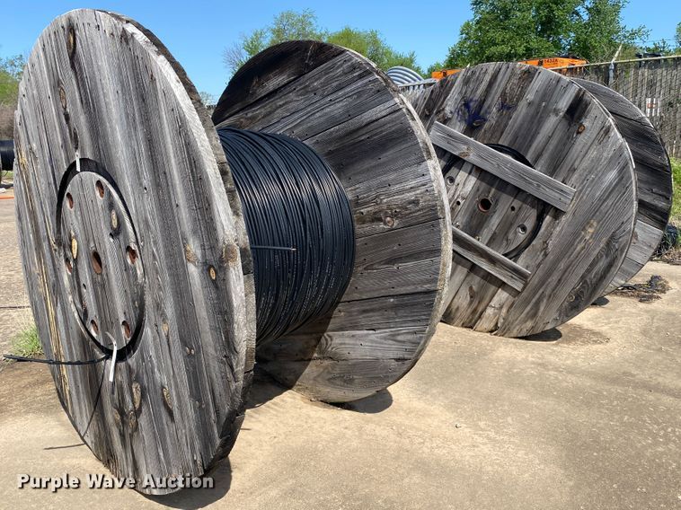 image for item JL9040 (6) spools of fiber optic cable