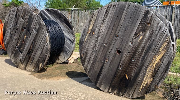 image for item JL9040 (6) spools of fiber optic cable