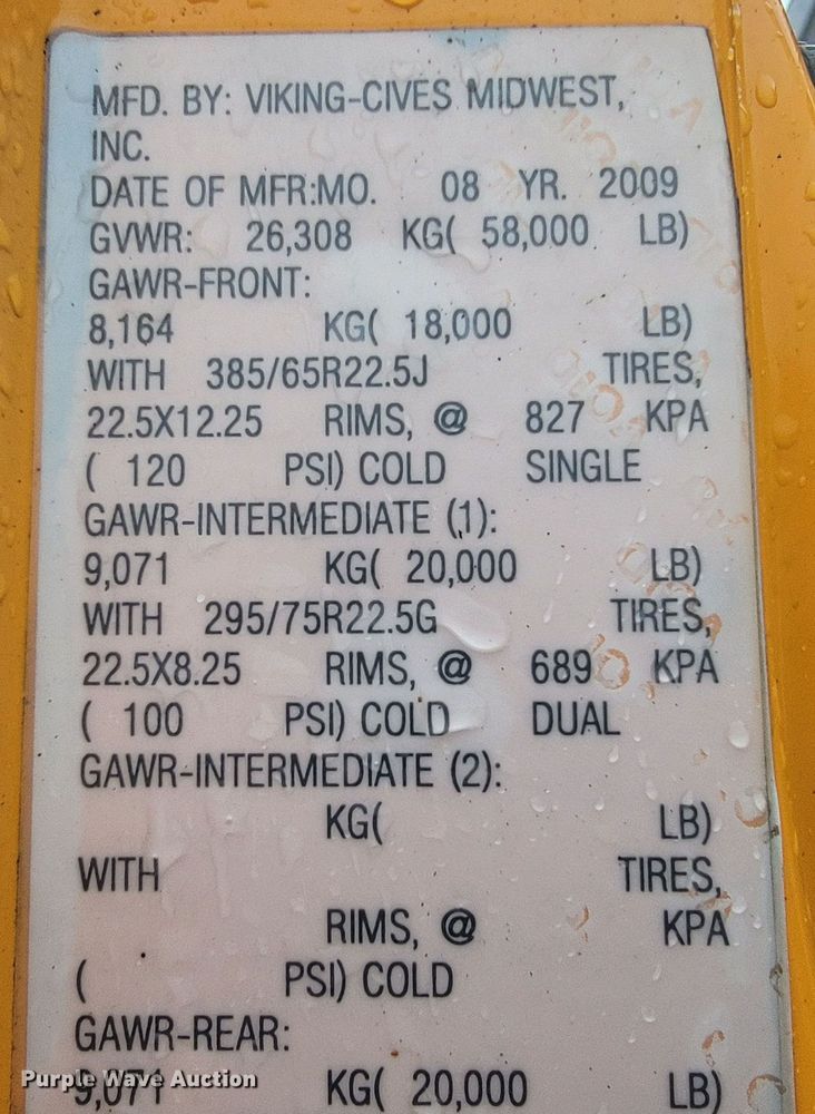 image for item JL9642 2010 International WorkStar 7500  dump truck