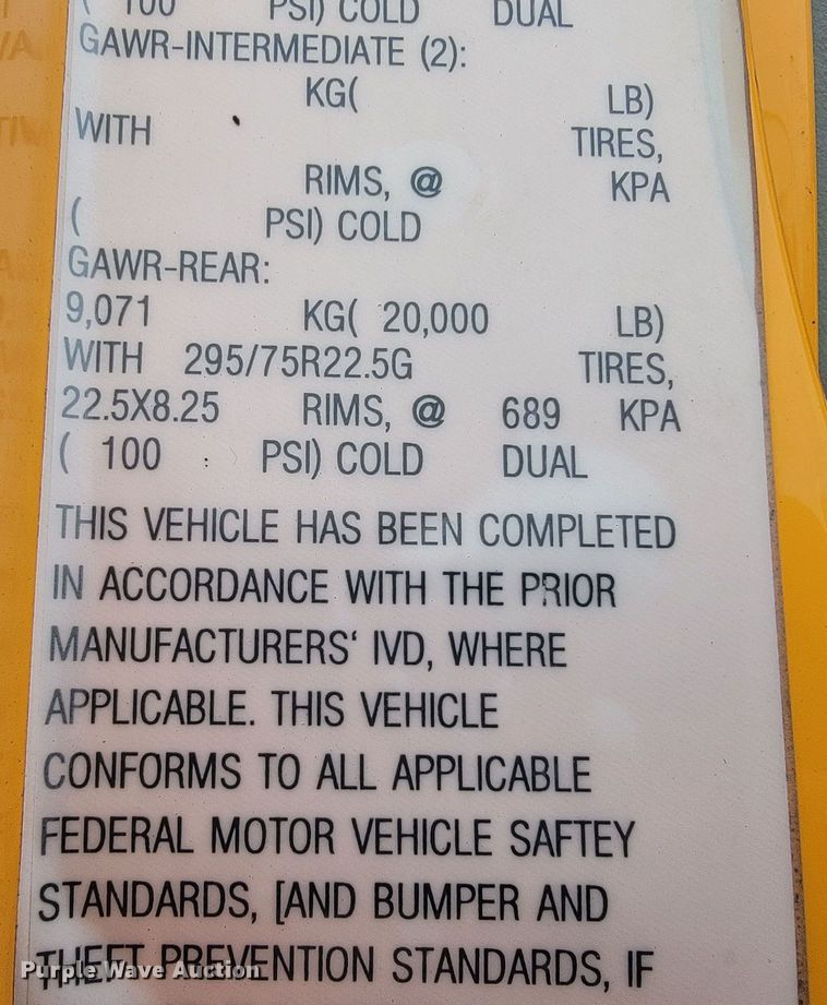 image for item JL9646 2007 International 7400  dump truck