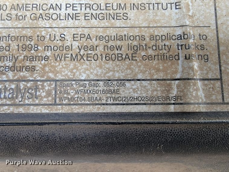 image for item JL9662 1998 Ford F150  SuperCab pickup truck