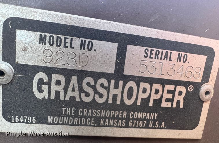 image for item JQ9025 Grasshopper 928D  ZTR lawn mower