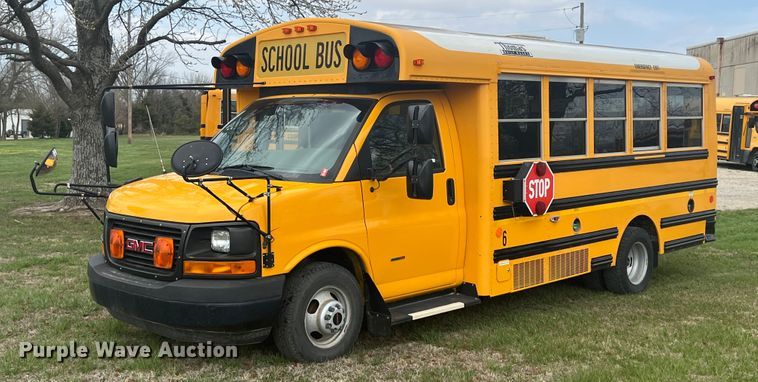 image for item KG9866 2012 GMC Savana  school bus