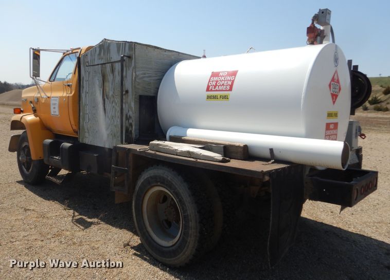 image for item KT9028 1981 Chevrolet Kodiak  flatbed truck