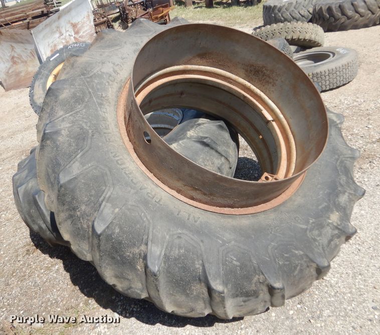 image for item KT9048 (2) 18.4-34 tires