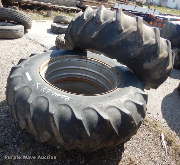 image for item KT9048 (2) 18.4-34 tires