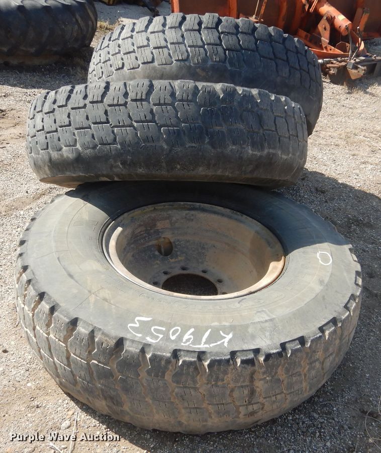 image for item KT9053 (3) 14.00R24  tires and wheels
